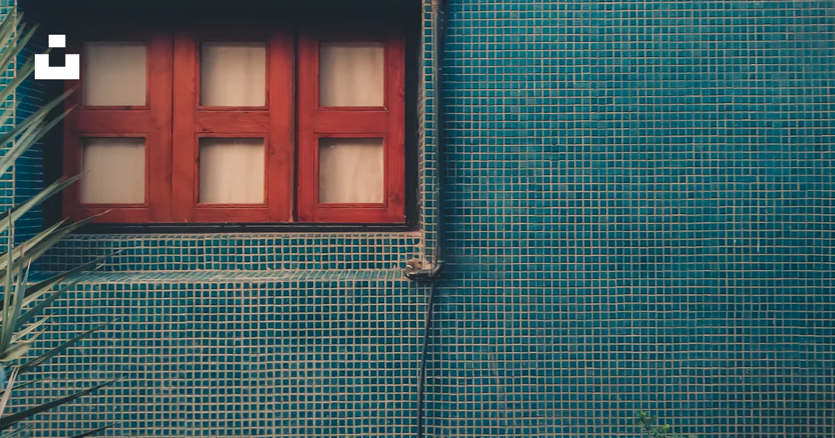 Square Red Window A window with red and white squares photo – Free Window Image on Unsplash