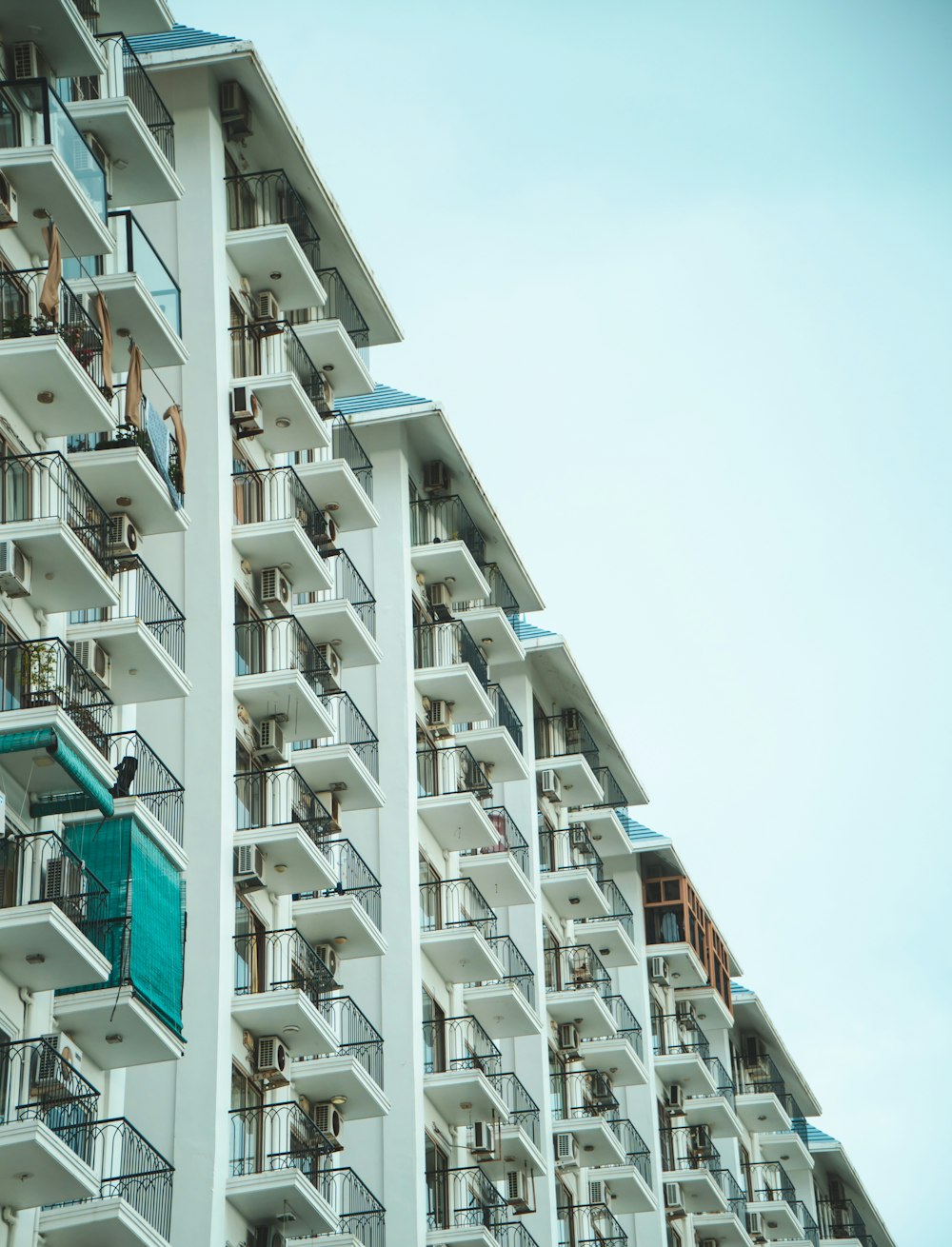 a building with balconies