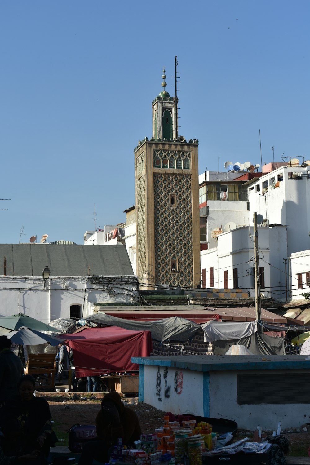 a tall building with a tower