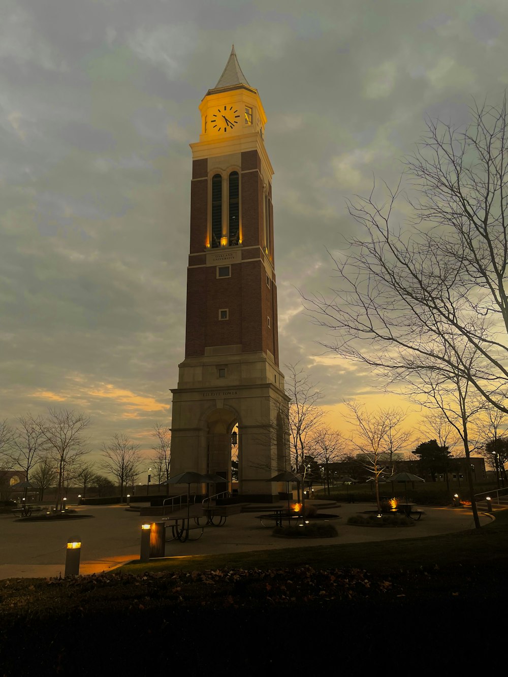 a tall tower with a clock