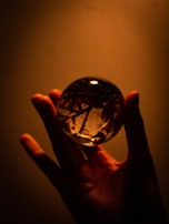 A close-up of a sphere illustrating emotional and spiritual connections.