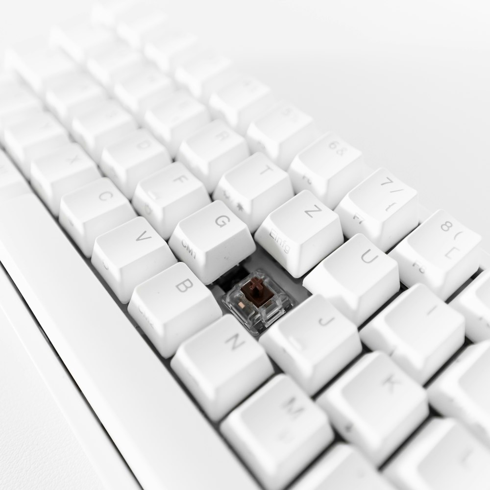 a close up of a keyboard