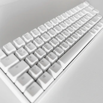 a close-up of a keyboard