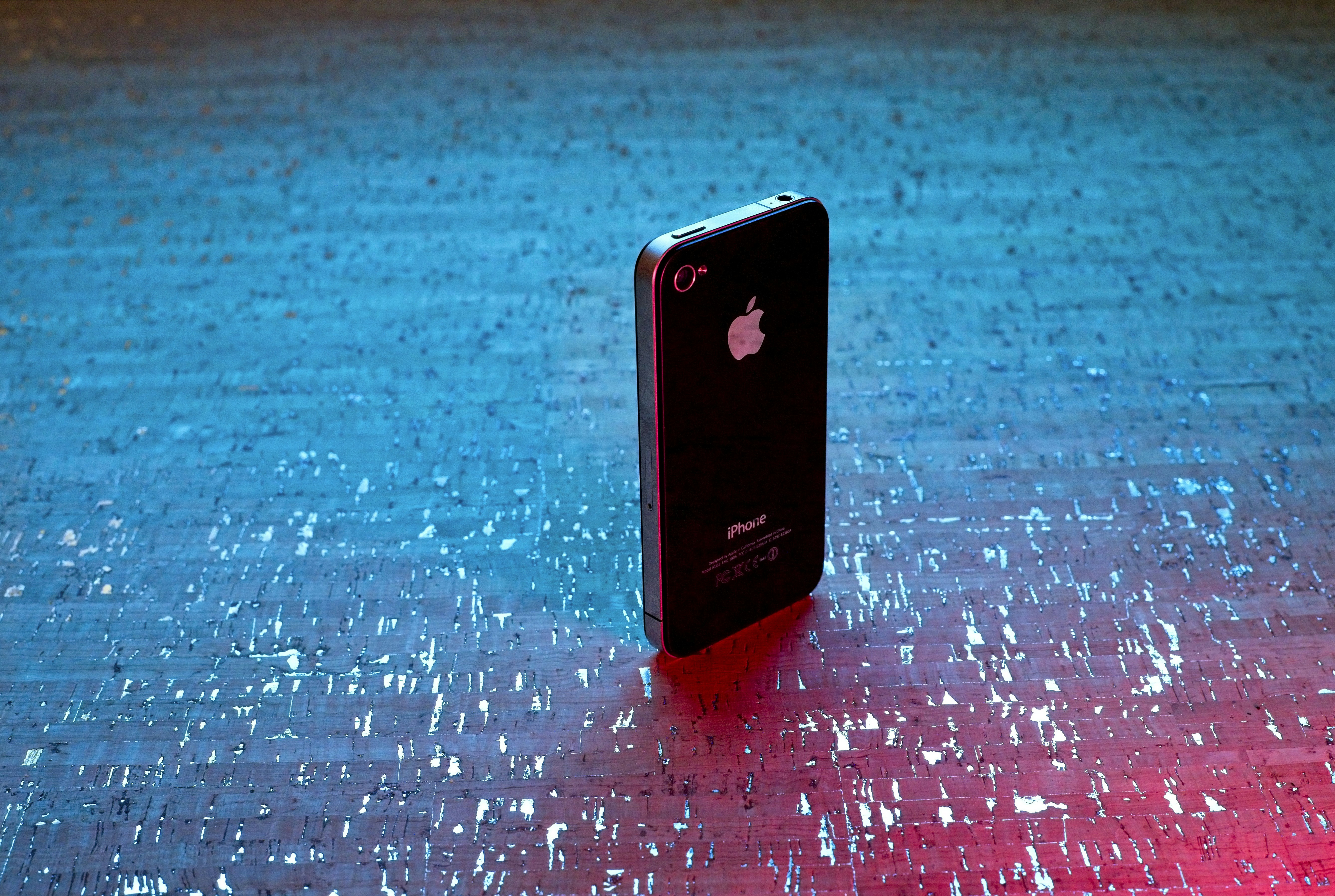 a cell phone on a table