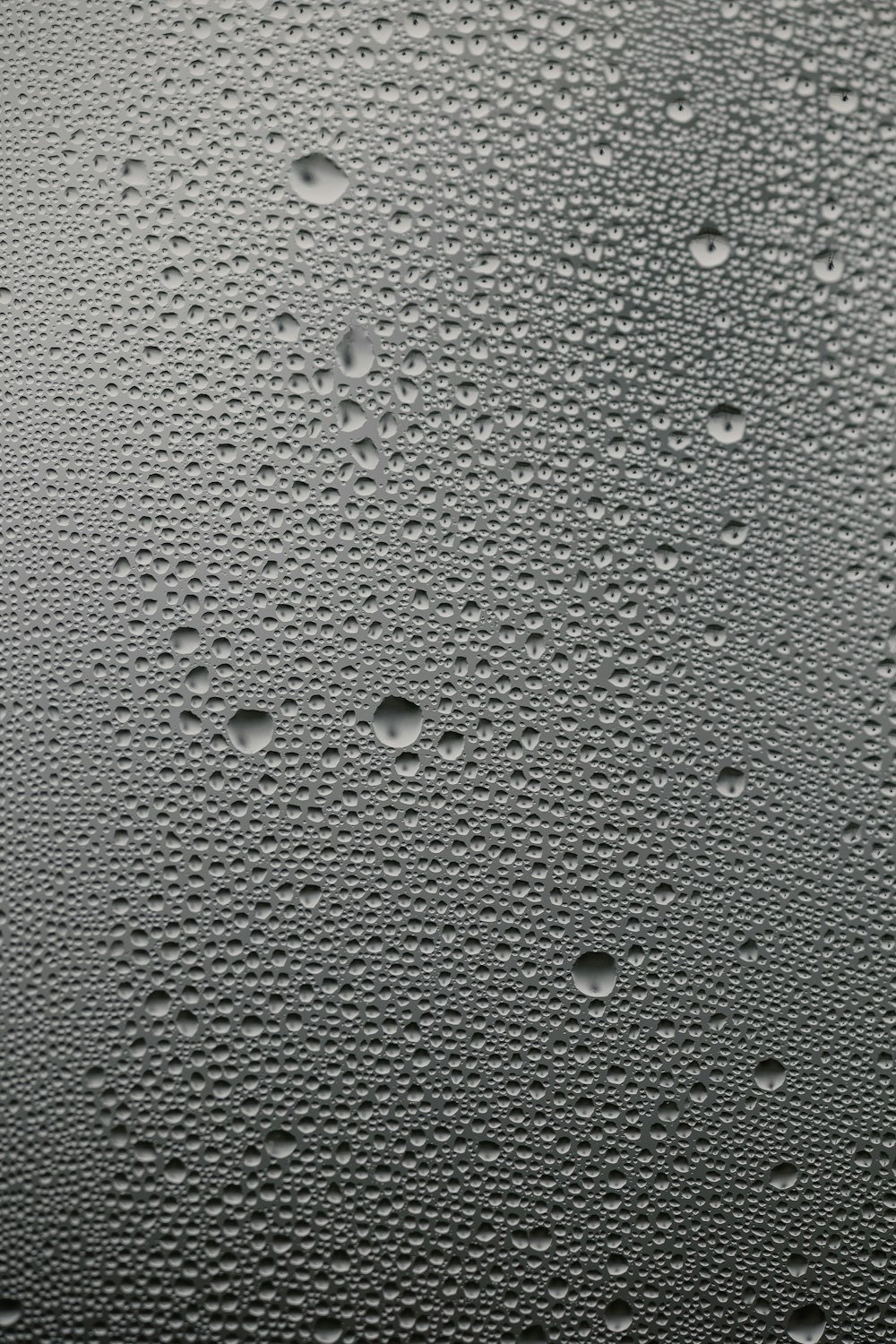 a close up of water drops