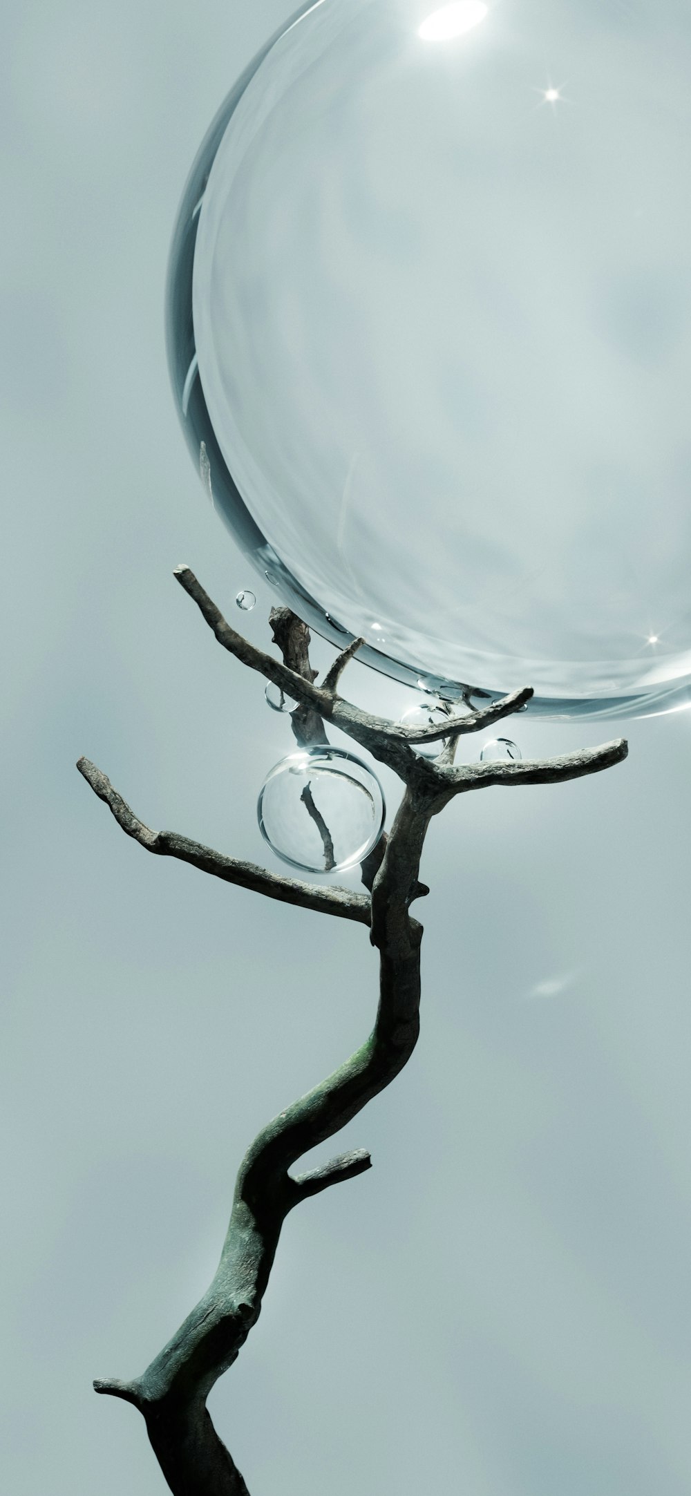 a water droplet falling into a water droplet