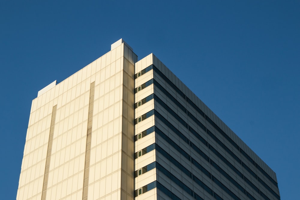 a low angle view of a building