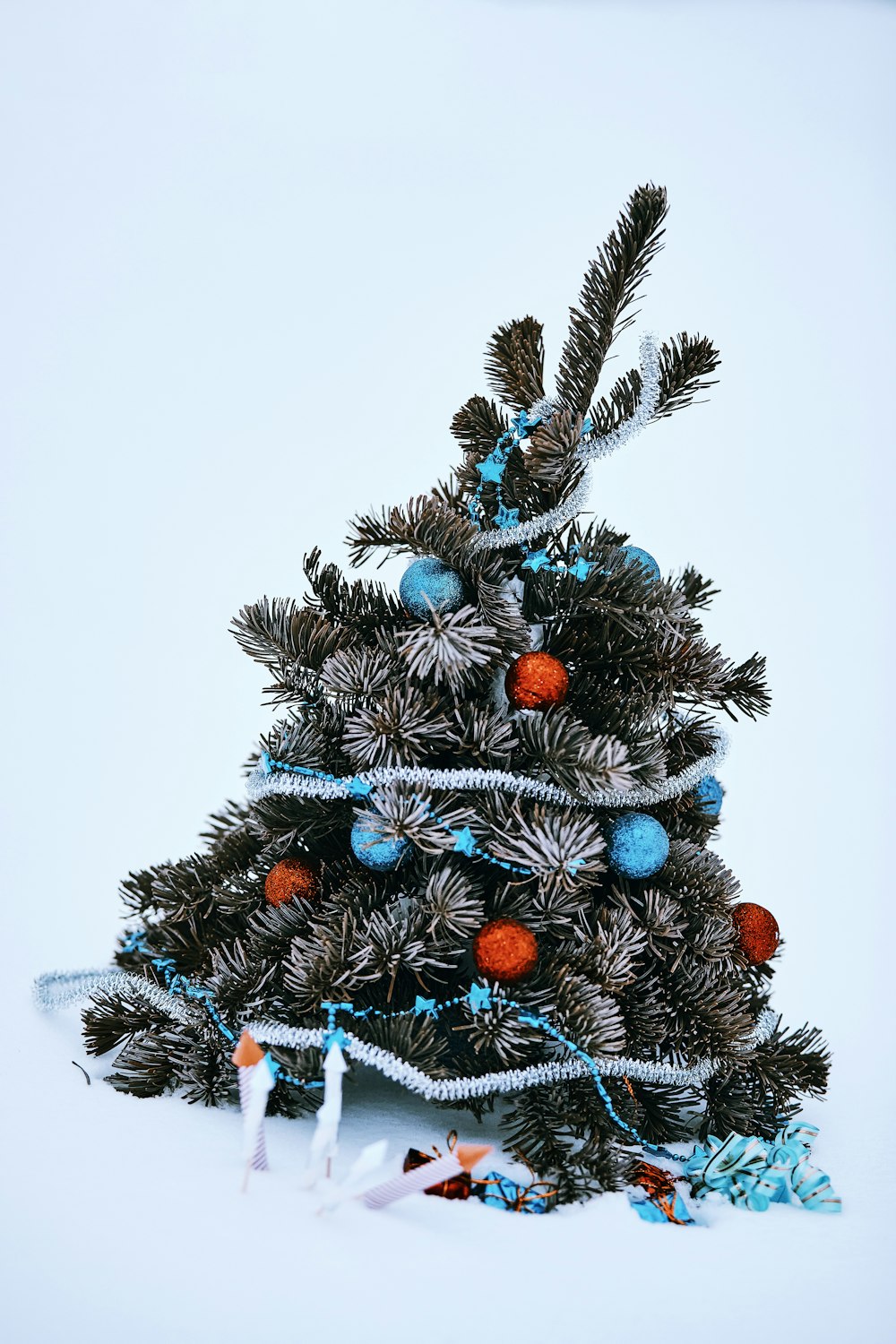 a tree decorated with ornaments