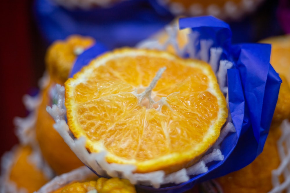 a close up of a fruit