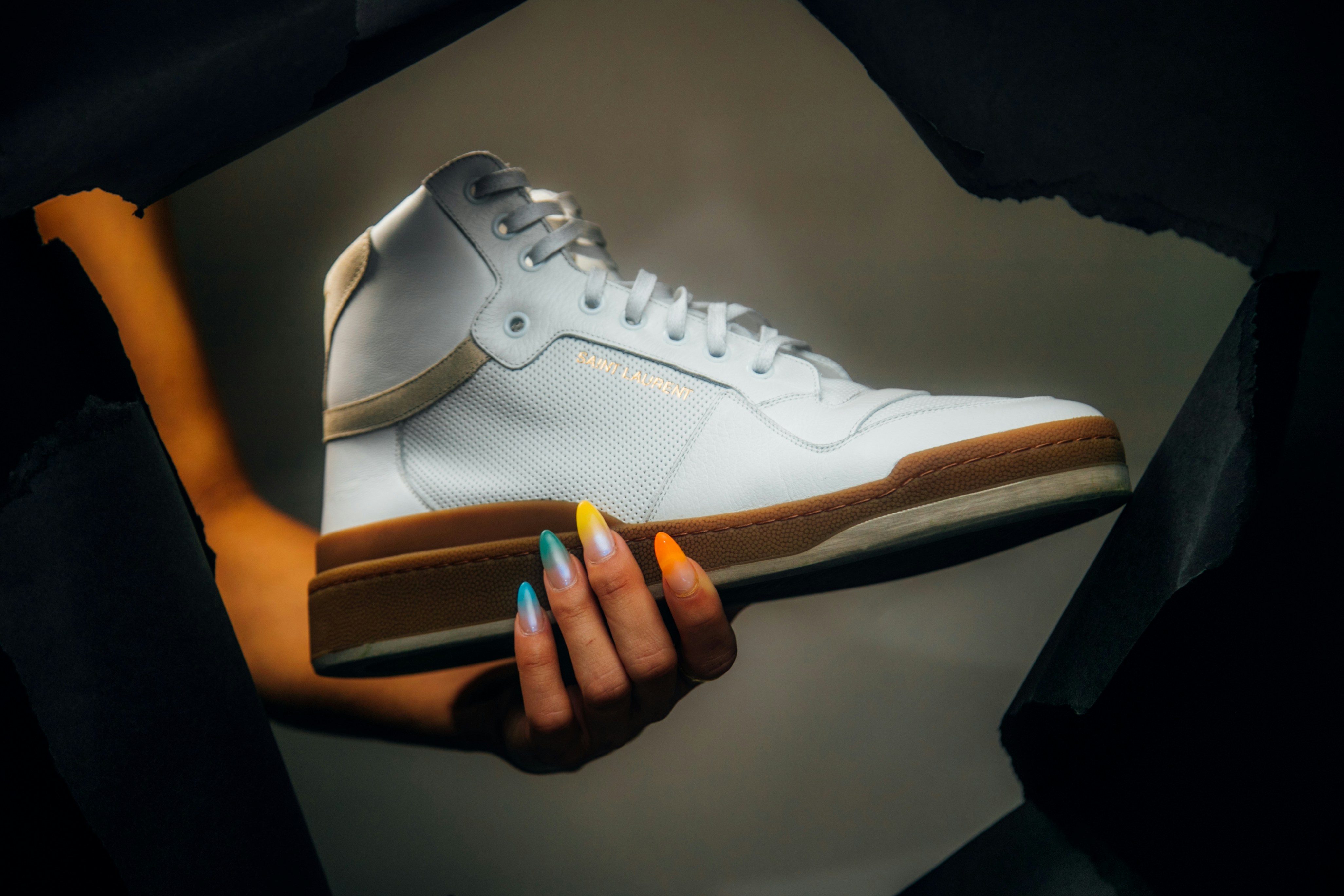 Premium sneaker detail