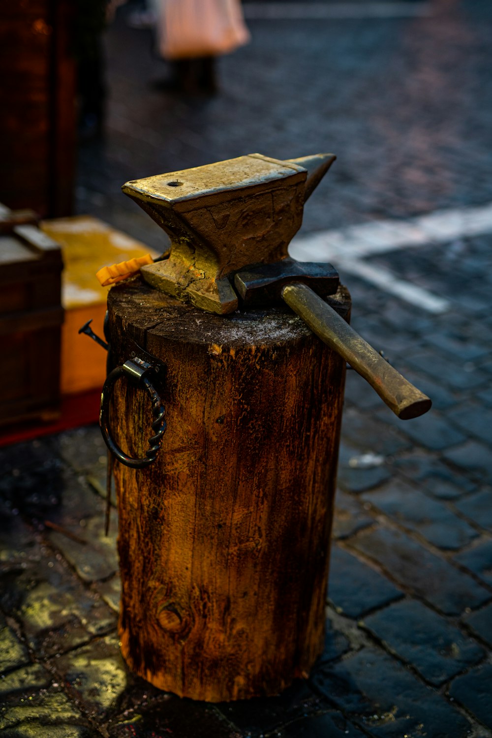 a rusty metal fire hydrant