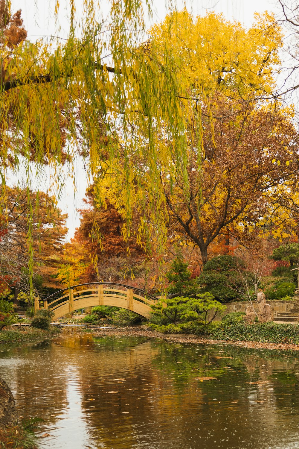 a bridge over a river