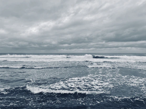 waves on a beach