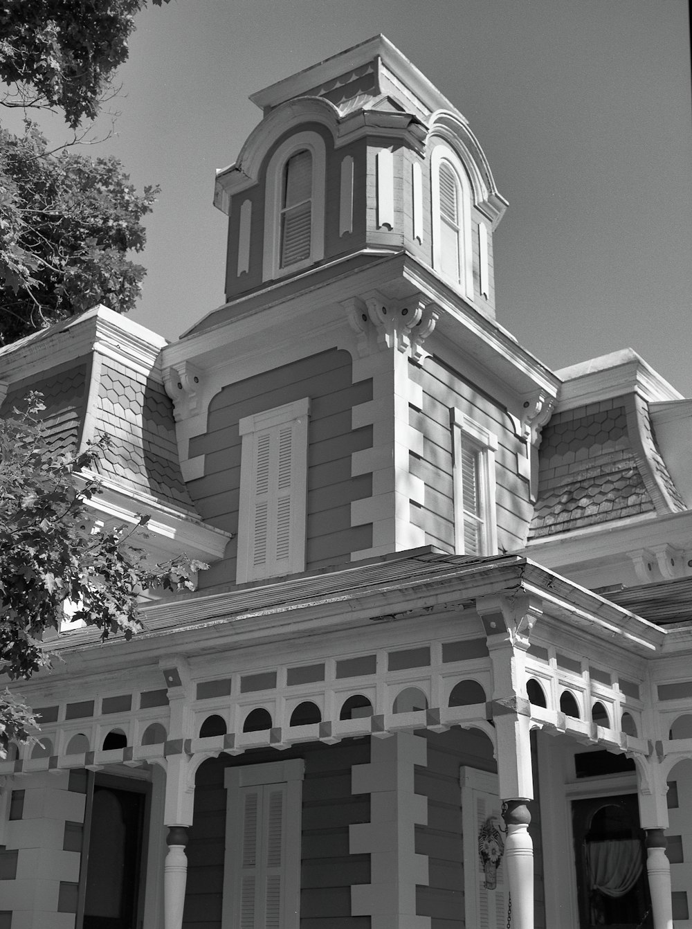 a building with a tower