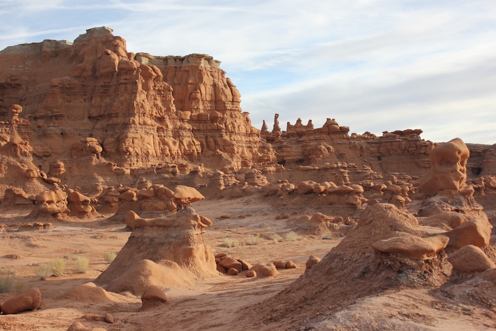 a rocky desert landscape