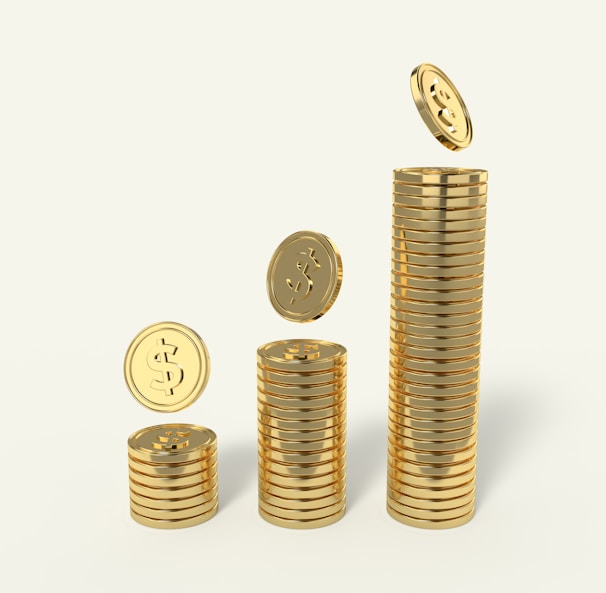 a group of coins