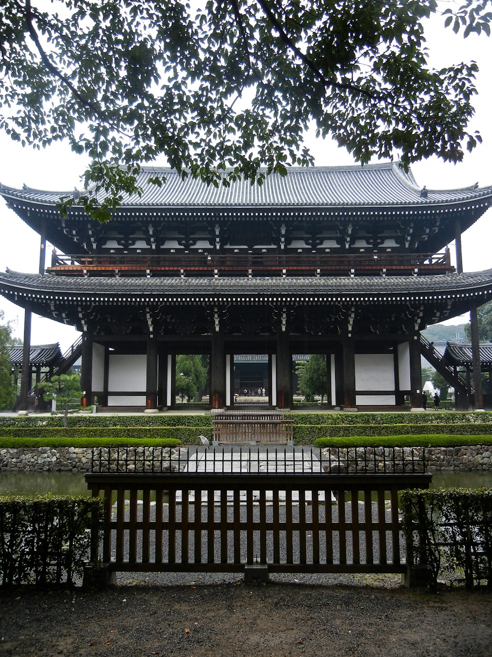 a japanese style building with a large pagoda roof