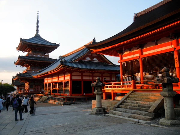 Kyoto temple and traditional architecture