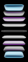 a group of different colored objects