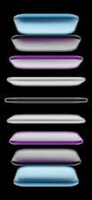 a group of different colored objects