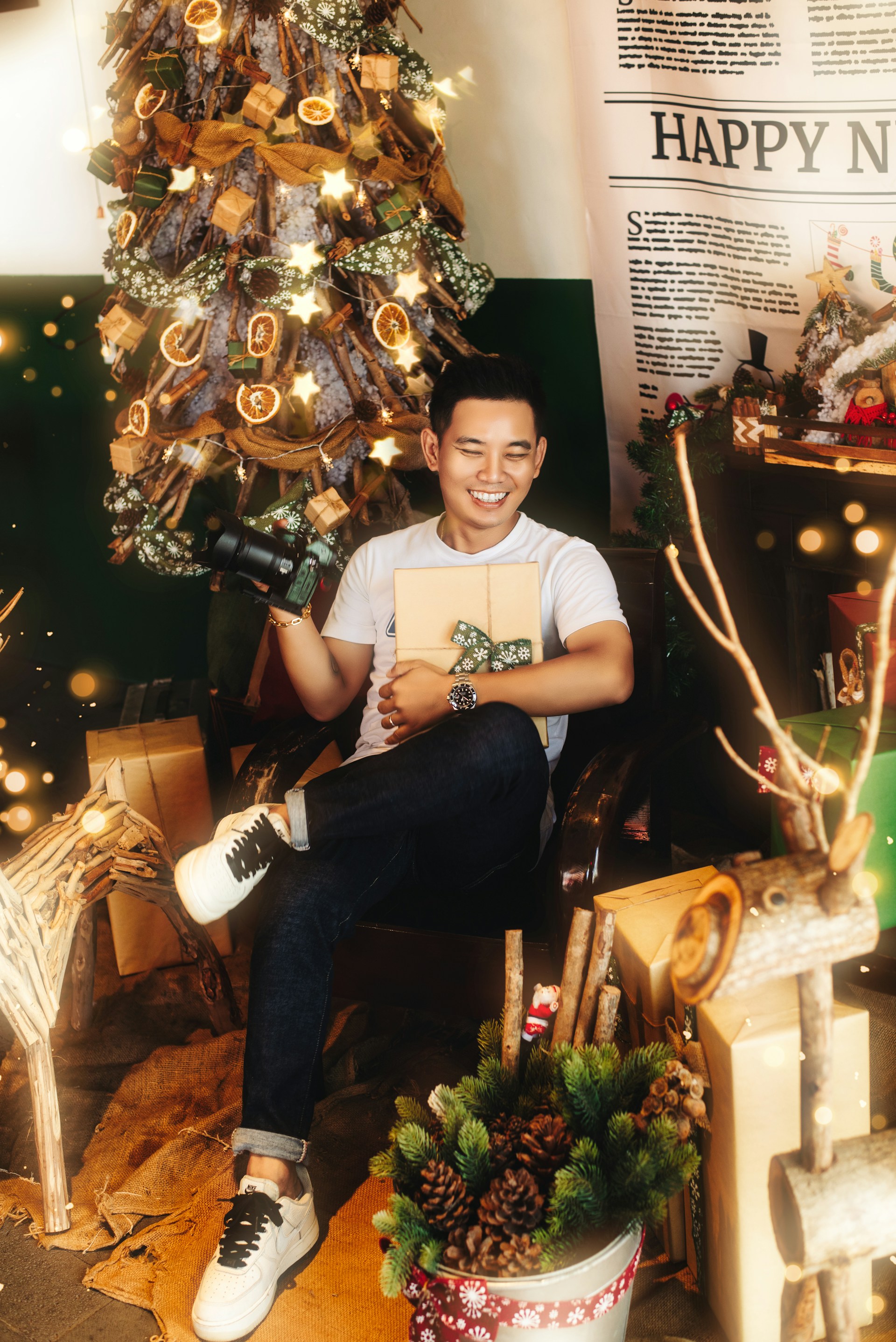 black and white bed linen