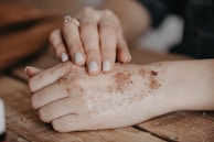 a person making a dough