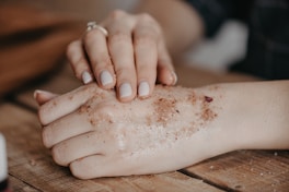 a person making a dough
