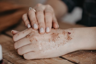 a person making a dough