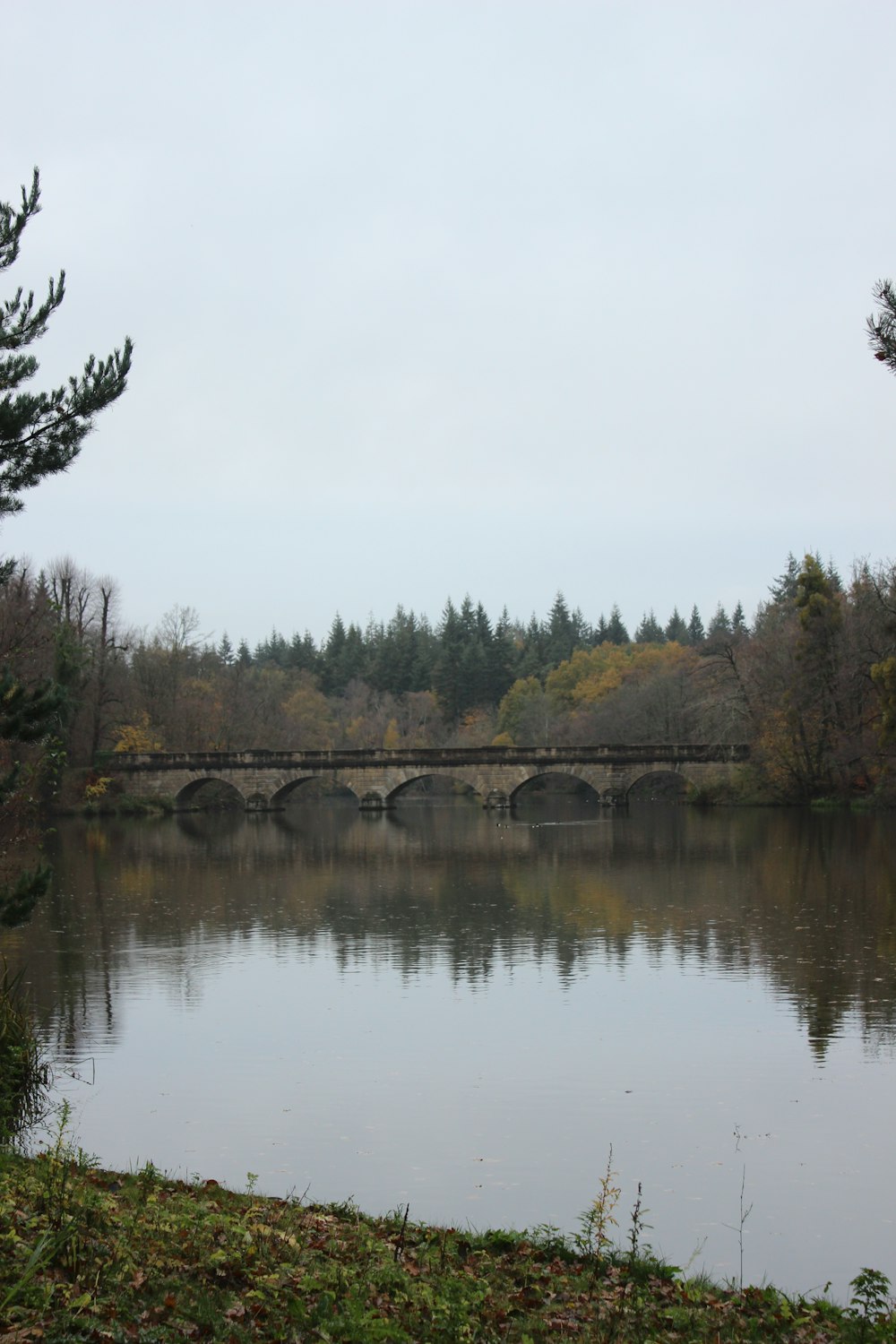 a bridge over a body of water