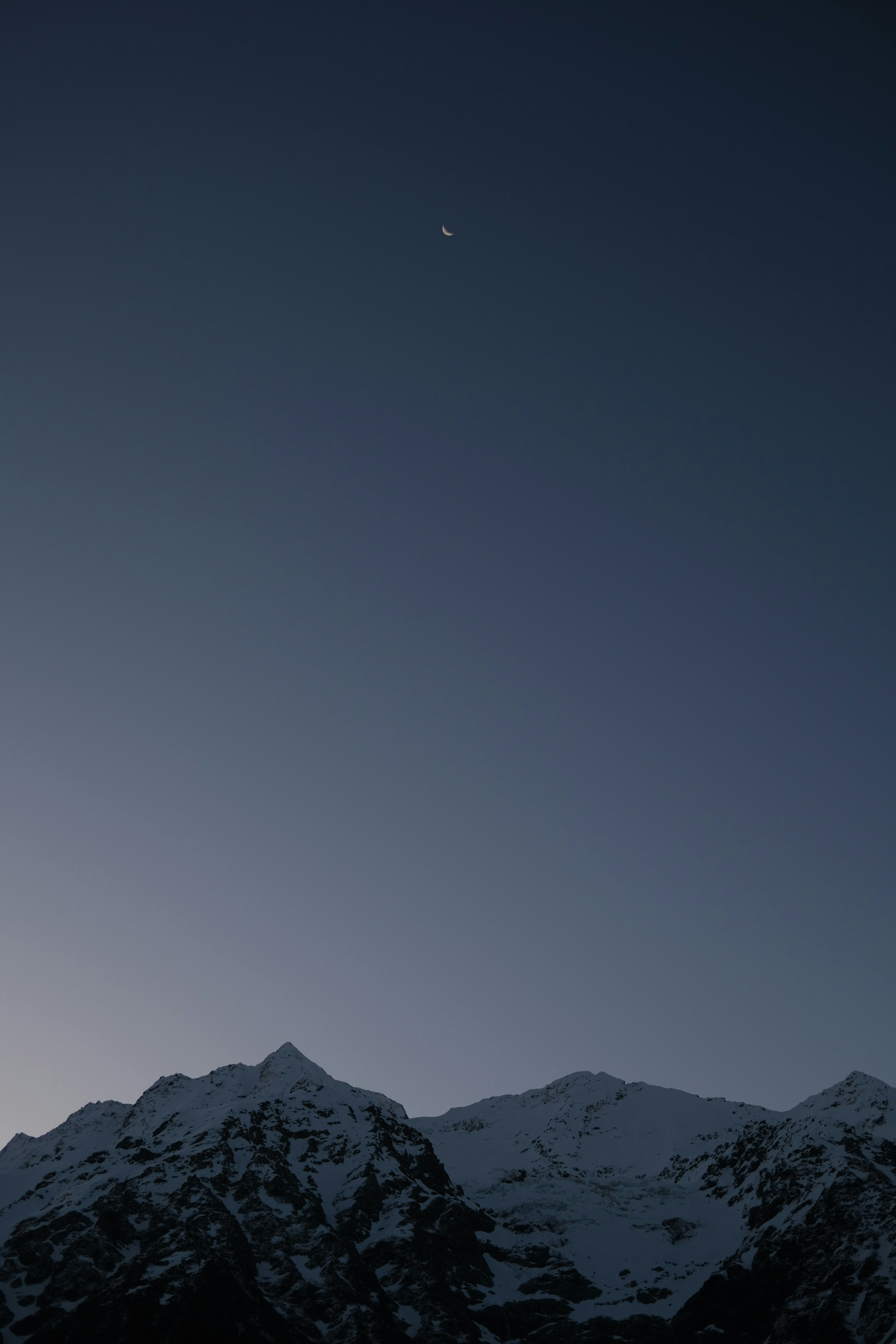 a mountain with snow