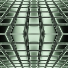 a large group of black chairs