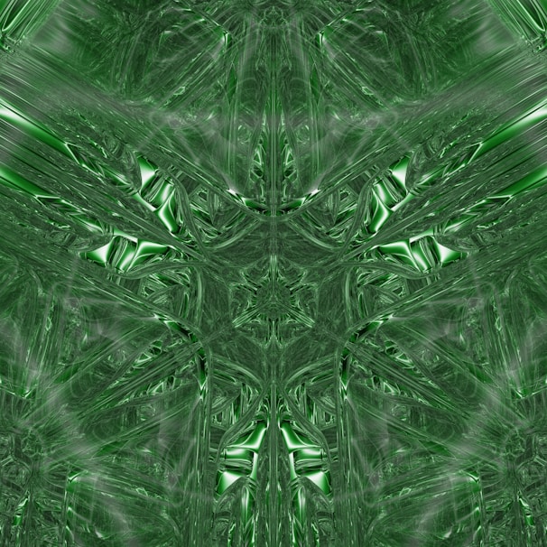 An illustration of technology inspired by fractal designs.