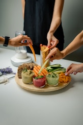 a person preparing food