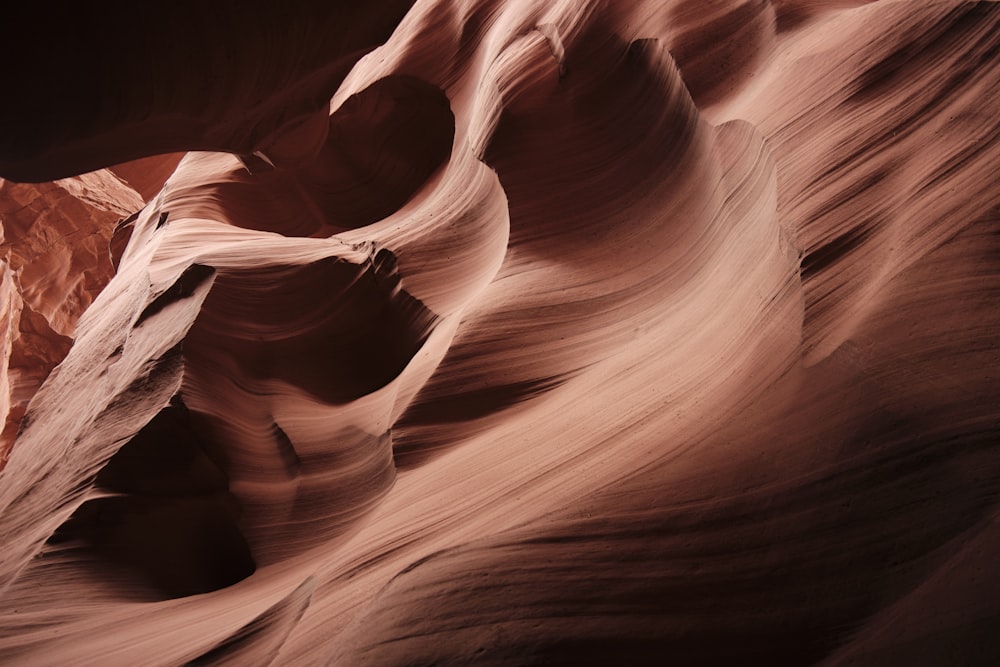 a close-up of a canyon