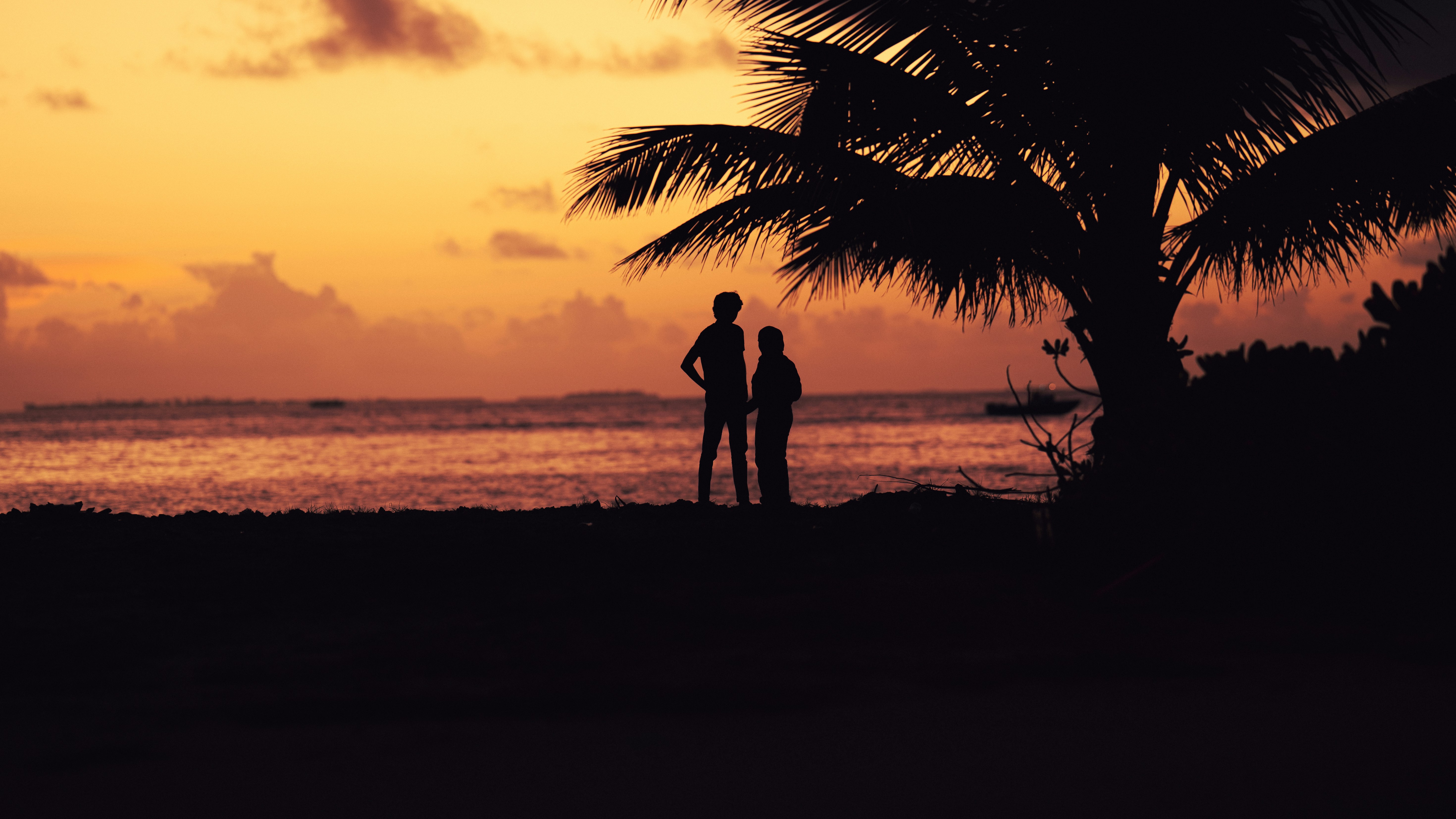 Tropical beach sunset couples, ilustrasi artikel Beyond the Aloha: Unforgettable Tropical Honeymoon Ideas 9