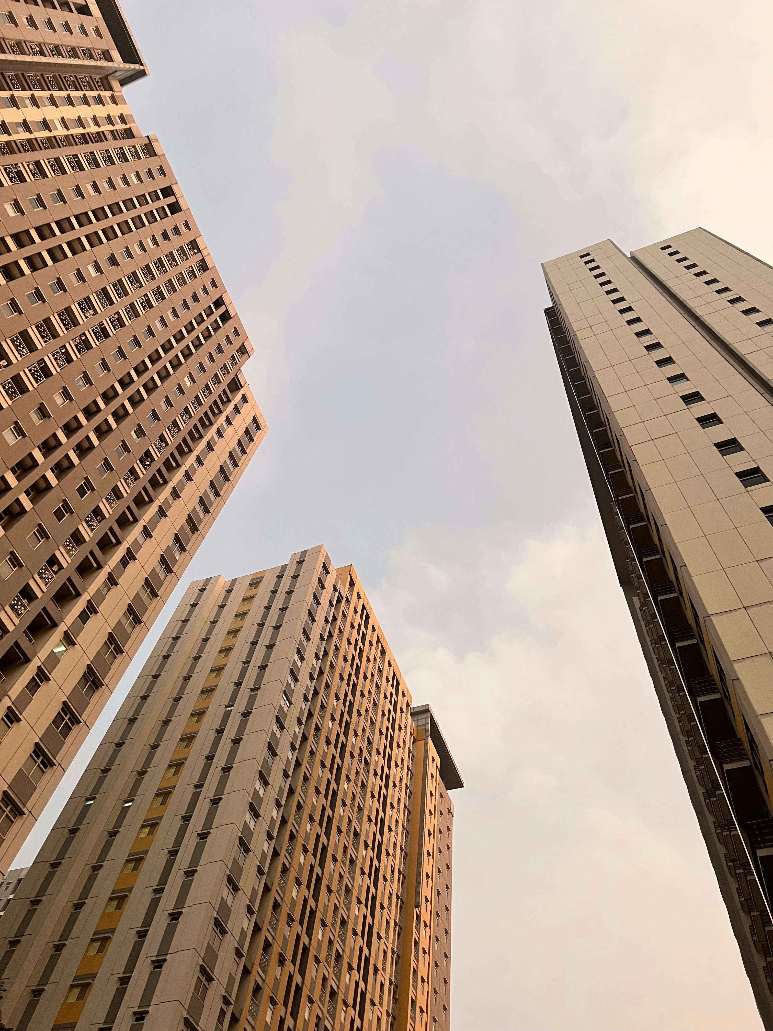 a group of tall buildings