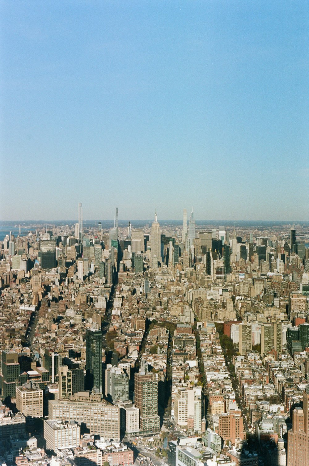 a large city with many buildings