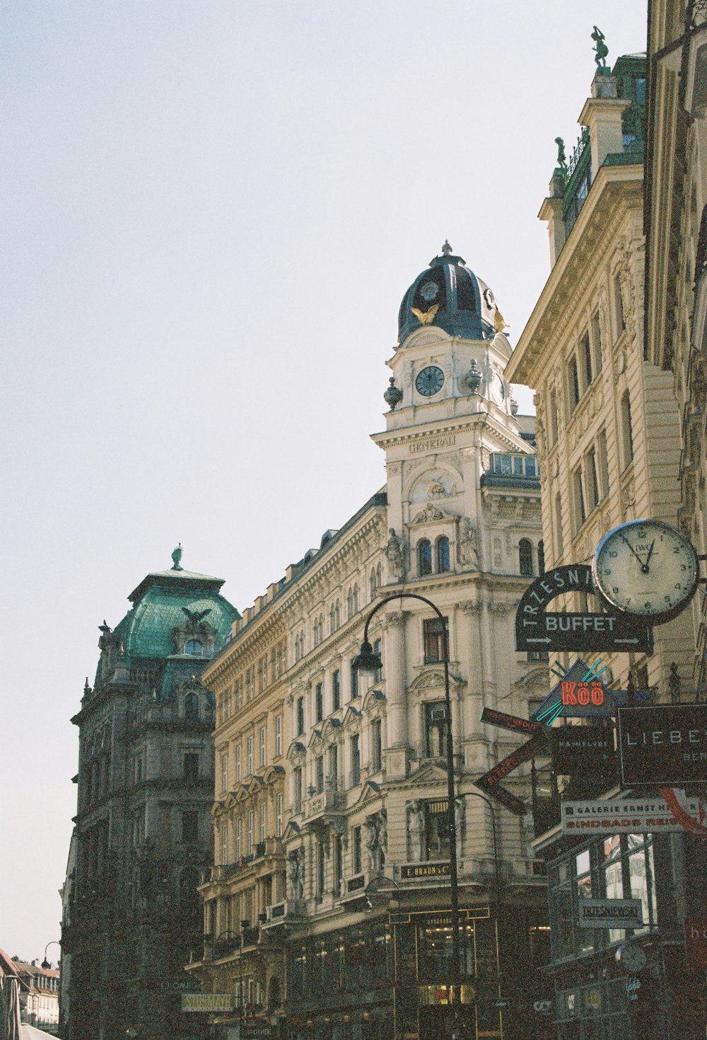 a clock tower on a building