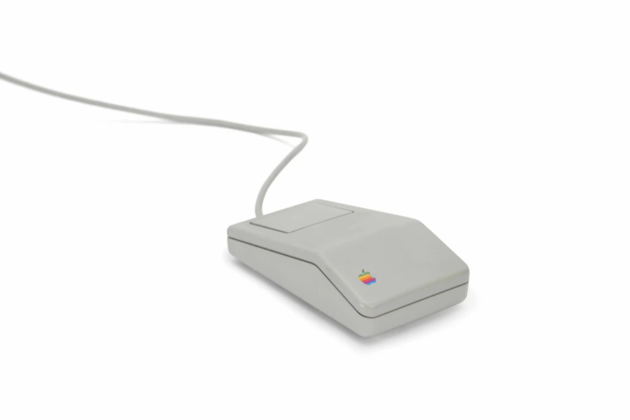 Minimalist precision wireless mouse on a desk