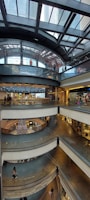 a large indoor mall with people