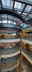 a large indoor mall with people