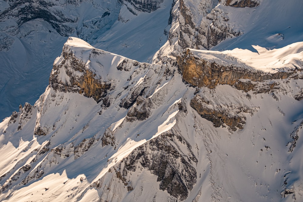 a snowy mountain side