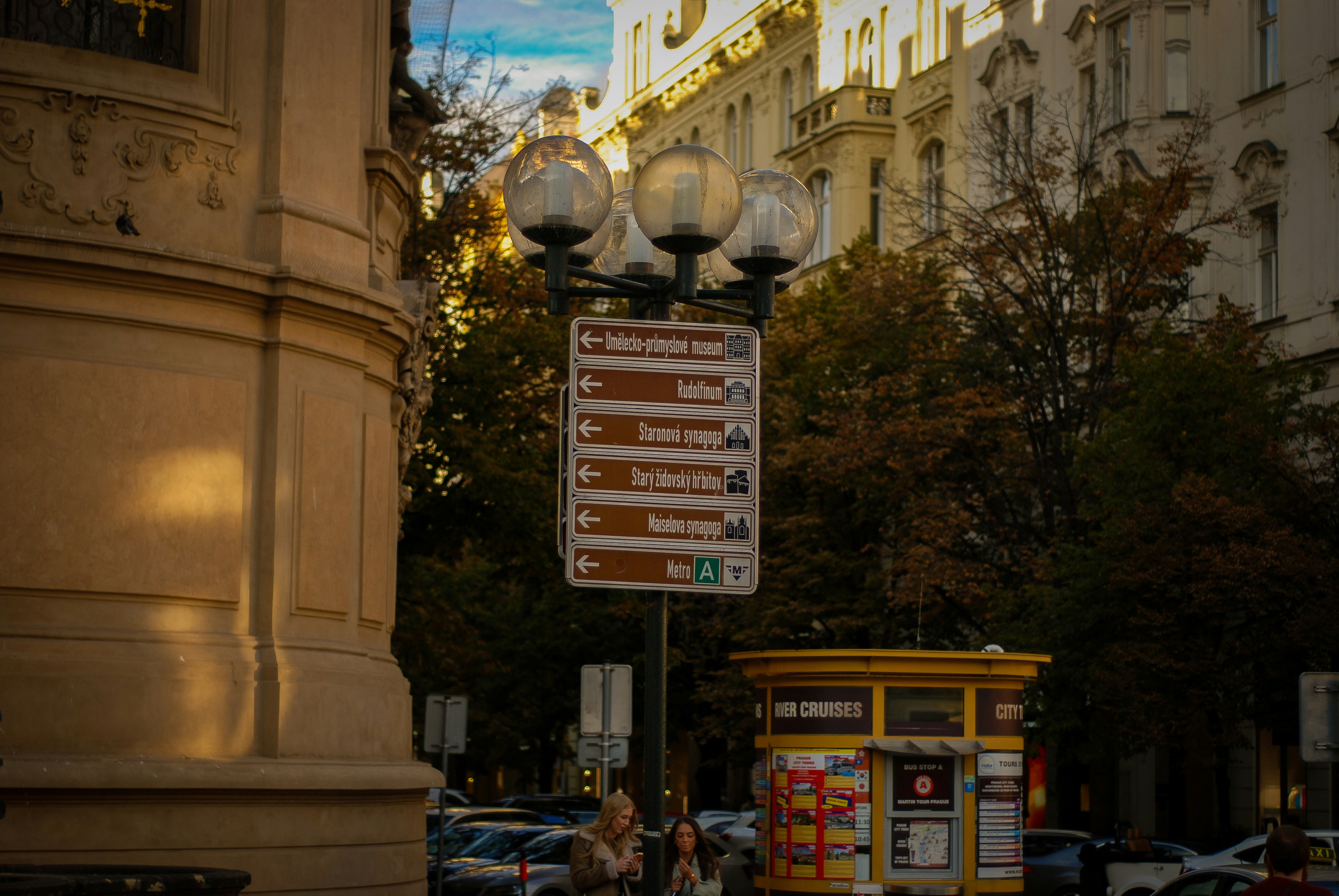 a street sign on a pole