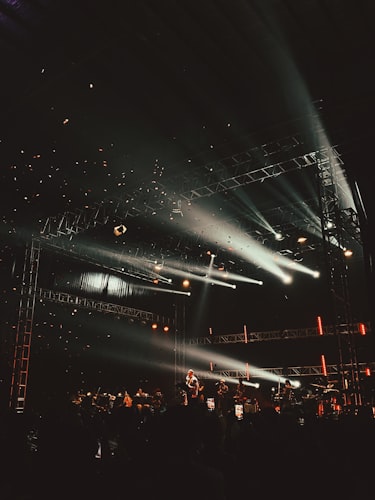 CWP Productions festival stage rental with crowd at outdoor event in Arkansas