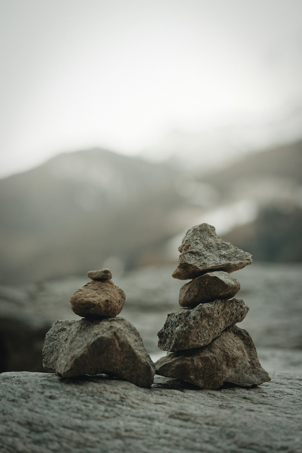 a stack of rocks