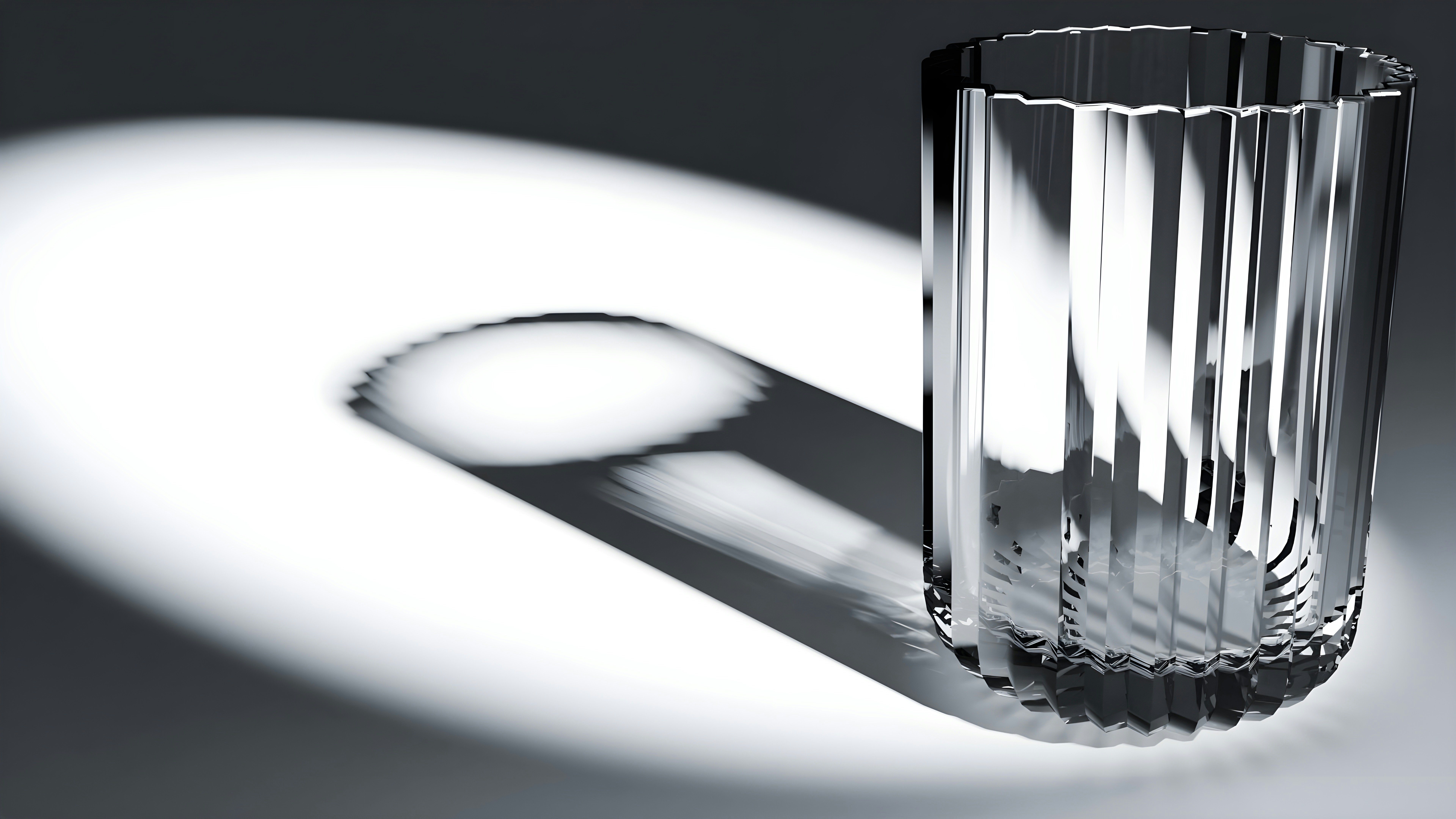 CG render of a glass