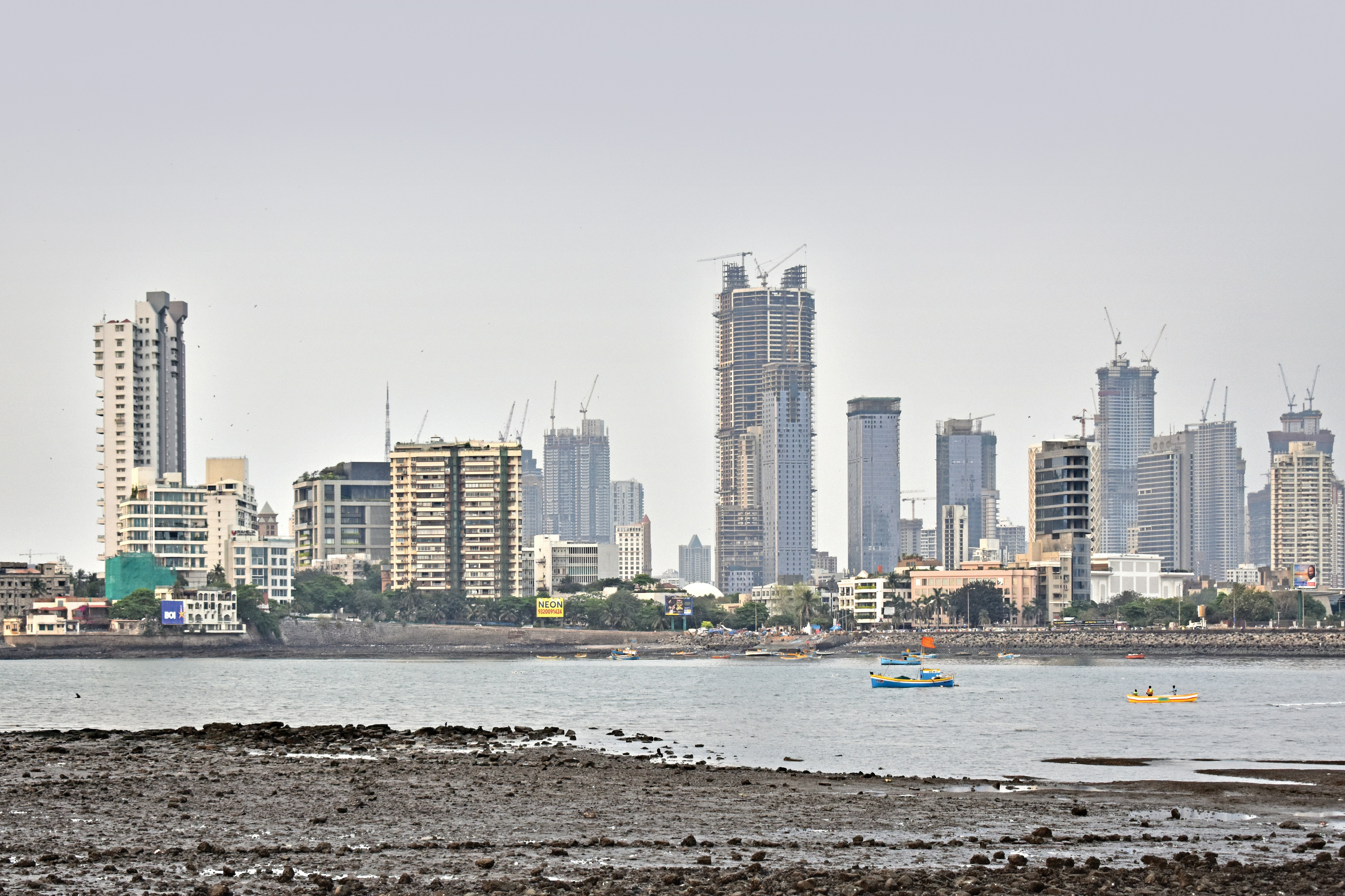 Mumbai skyline from Haji Ali Dargah