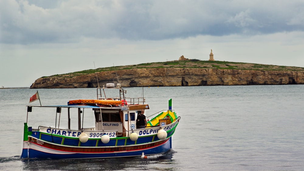 a boat on the water