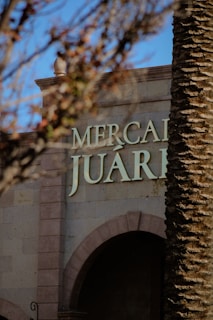 a sign on a brick building