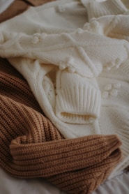 A cozy winter collection featuring soft textures and elegant designs.